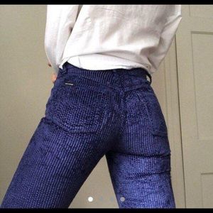 Vintage Blue Corduroy Pants